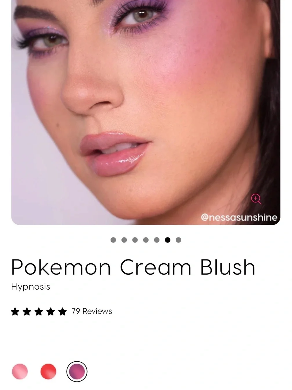 Colourpop Cream Blush - Hypnosis Pink Plum